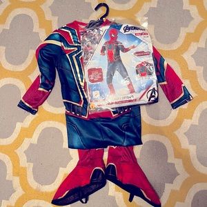 Size 3-4Y Iron Spider Costume and mask